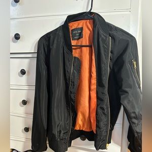 Black Bomber Jacket